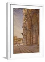 San Martino, Lucca, 1887 (W/C over Pencil on Paper)-Henry Roderick Newman-Framed Giclee Print