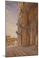 San Martino, Lucca, 1887 (W/C over Pencil on Paper)-Henry Roderick Newman-Mounted Giclee Print