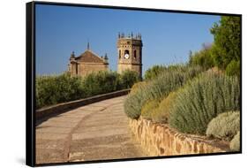 San Mateo Church Seen from Burgalimar Castle in Andalusia, Spain-Julianne Eggers-Framed Stretched Canvas