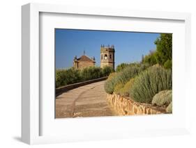 San Mateo Church Seen from Burgalimar Castle in Andalusia, Spain-Julianne Eggers-Framed Photographic Print