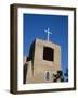 San Miguel Chapel Detail, Mission Church Built by Thalcala Indians, Rebuilt 1710, Santa Fe-Nedra Westwater-Framed Photographic Print