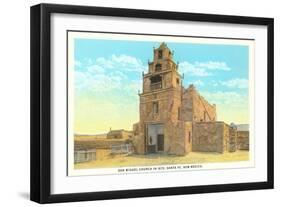 San Miguel Church, Santa Fe, New Mexico-null-Framed Art Print