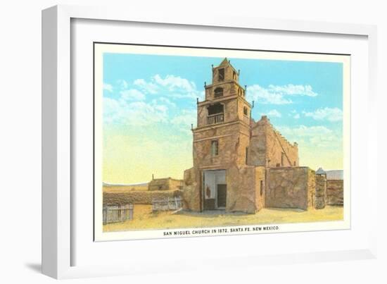 San Miguel Church, Santa Fe, New Mexico-null-Framed Art Print