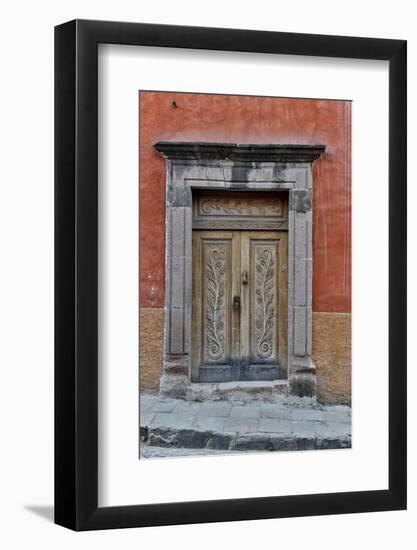 San Miguel De Allende, Mexico. Colorful buildings and doorways-Darrell Gulin-Framed Photographic Print