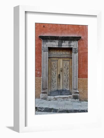 San Miguel De Allende, Mexico. Colorful buildings and doorways-Darrell Gulin-Framed Photographic Print