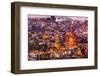 San Miguel de Allende, Mexico, Miramar, Overlook, Parroquia Archangel Church-William Perry-Framed Photographic Print