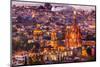 San Miguel de Allende, Mexico, Miramar, Overlook, Parroquia Archangel Church-William Perry-Mounted Photographic Print