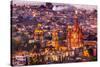 San Miguel de Allende, Mexico, Miramar, Overlook, Parroquia Archangel Church-William Perry-Stretched Canvas