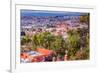 San Miguel de Allende, Mexico, Miramar Overlook, Parroquia Archangel Church-William Perry-Framed Premium Photographic Print
