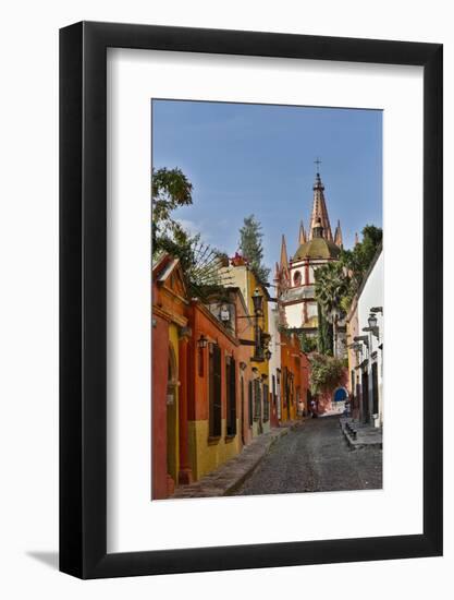 San Miguel De Allende, Mexico. Ornate Parroquia de San Miguel Archangel.-Darrell Gulin-Framed Photographic Print
