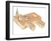 San Millan De La Cogolla Monastery, La Rioja, Spain-Fernando Aznar Cenamor-Framed Giclee Print