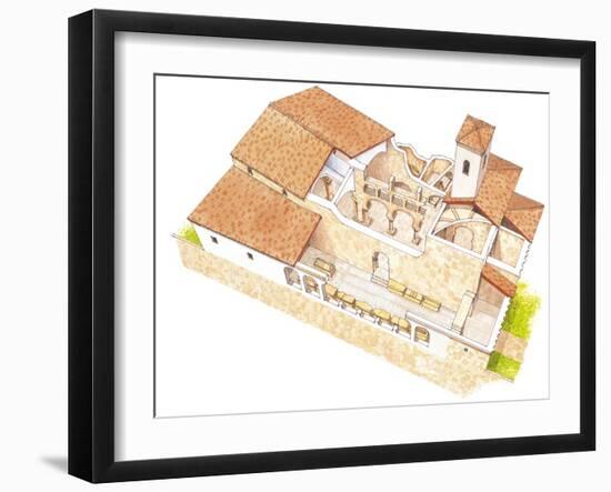 San Millan De La Cogolla, Suso Monastery, La Rioja, Spain-Fernando Aznar Cenamor-Framed Giclee Print