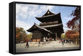 San-Mon Gate, Buddhist Temple of Nanzen-Ji, Northern Higashiyama, Kyoto, Japan-Stuart Black-Framed Stretched Canvas