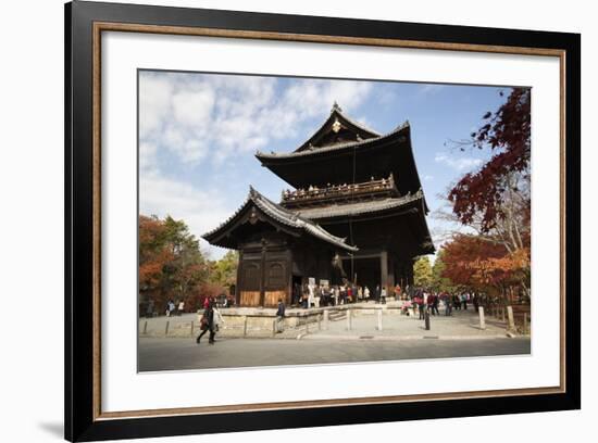 San-Mon Gate, Buddhist Temple of Nanzen-Ji, Northern Higashiyama, Kyoto, Japan-Stuart Black-Framed Photographic Print