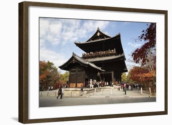 San-Mon Gate, Buddhist Temple of Nanzen-Ji, Northern Higashiyama, Kyoto, Japan-Stuart Black-Framed Photographic Print