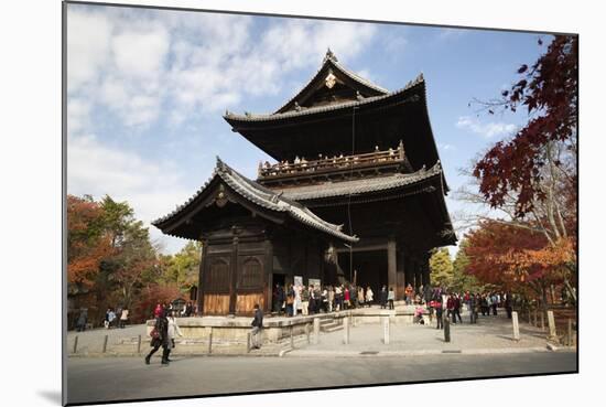 San-Mon Gate, Buddhist Temple of Nanzen-Ji, Northern Higashiyama, Kyoto, Japan-Stuart Black-Mounted Photographic Print