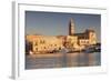 San Nicola Pellegrino Cathedral, at Sunrise, Harbour, Trani, Le Murge-Markus Lange-Framed Photographic Print