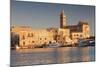 San Nicola Pellegrino Cathedral, at Sunrise, Harbour, Trani, Le Murge-Markus Lange-Mounted Photographic Print