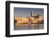 San Nicola Pellegrino Cathedral, at Sunrise, Harbour, Trani, Le Murge-Markus Lange-Framed Photographic Print