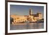 San Nicola Pellegrino Cathedral, at Sunrise, Harbour, Trani, Le Murge-Markus Lange-Framed Photographic Print
