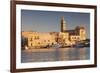 San Nicola Pellegrino Cathedral, at Sunrise, Harbour, Trani, Le Murge-Markus Lange-Framed Photographic Print
