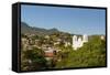 San Pedro Cathedral, Built 1874 on Parque Morazan in This Important Northern Commercial City-Rob Francis-Framed Stretched Canvas