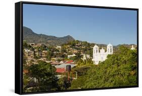 San Pedro Cathedral, Built 1874 on Parque Morazan in This Important Northern Commercial City-Rob Francis-Framed Stretched Canvas