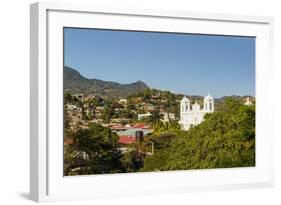 San Pedro Cathedral, Built 1874 on Parque Morazan in This Important Northern Commercial City-Rob Francis-Framed Photographic Print