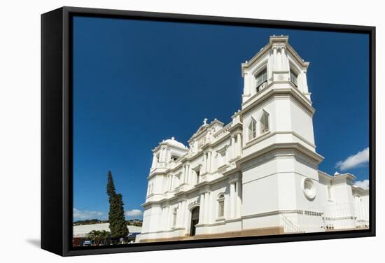 San Pedro Cathedral Built in 1874 on Parque Morazan in This Important Northern Commercial City-Rob Francis-Framed Stretched Canvas