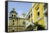 San Pedro Claver Church, Cuidad Vieja, Cartagena, Colombia-Jerry Ginsberg-Framed Stretched Canvas