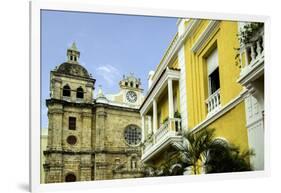 San Pedro Claver Church, Cuidad Vieja, Cartagena, Colombia-Jerry Ginsberg-Framed Photographic Print