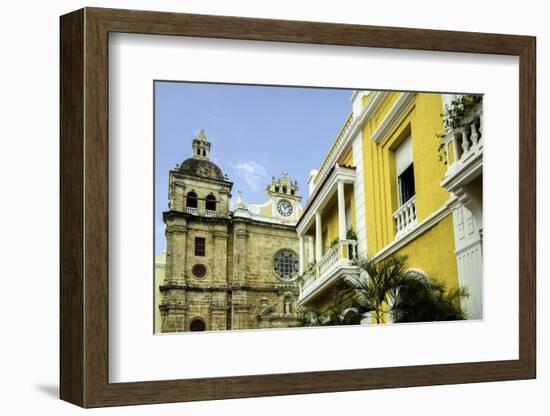 San Pedro Claver Church, Cuidad Vieja, Cartagena, Colombia-Jerry Ginsberg-Framed Photographic Print