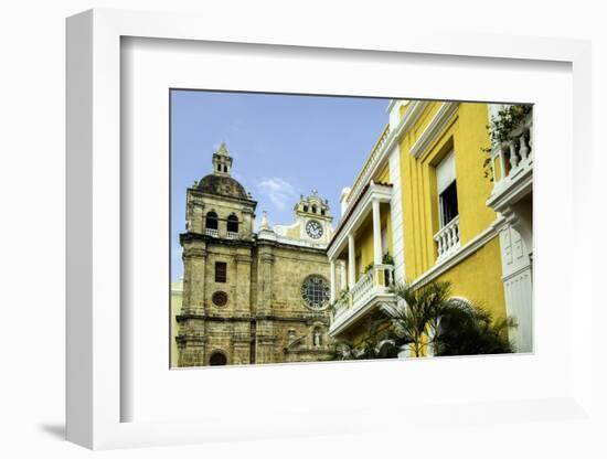 San Pedro Claver Church, Cuidad Vieja, Cartagena, Colombia-Jerry Ginsberg-Framed Photographic Print