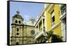 San Pedro Claver Church, Cuidad Vieja, Cartagena, Colombia-Jerry Ginsberg-Framed Stretched Canvas