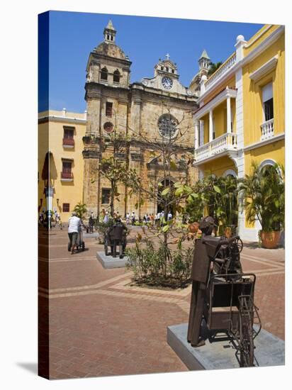 San Pedro Claver Church, Old Walled City District, Cartagena City, Bolivar State, Colombia-Richard Cummins-Stretched Canvas