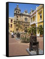 San Pedro Claver Church, Old Walled City District, Cartagena City, Bolivar State, Colombia-Richard Cummins-Framed Stretched Canvas