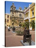 San Pedro Claver Church, Old Walled City District, Cartagena City, Bolivar State, Colombia-Richard Cummins-Stretched Canvas