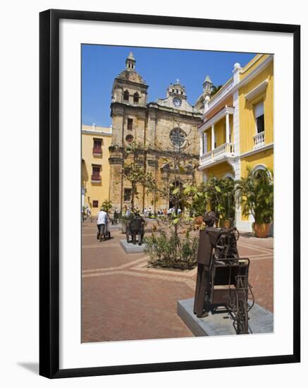 San Pedro Claver Church, Old Walled City District, Cartagena City, Bolivar State, Colombia-Richard Cummins-Framed Photographic Print