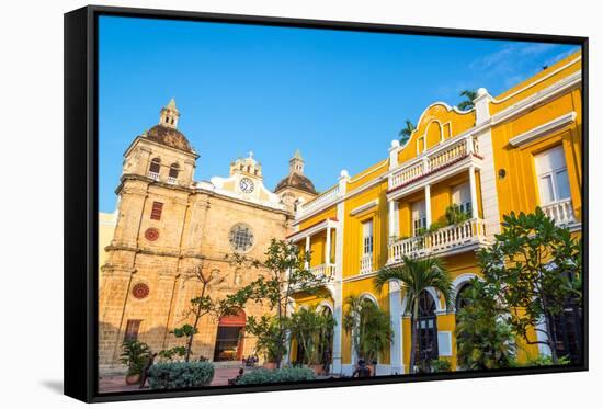 San Pedro Claver Plaza-jkraft5-Framed Stretched Canvas