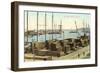 San Pedro Harbor, California-null-Framed Art Print