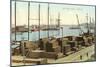 San Pedro Harbor, California-null-Mounted Art Print