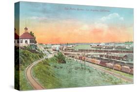 San Pedro Harbor, Los Angeles, California-null-Stretched Canvas