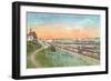 San Pedro Harbor, Los Angeles, California-null-Framed Art Print