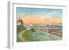 San Pedro Harbor, Los Angeles, California-null-Framed Art Print