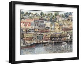 San Pedro Harbor-Stanton Manolakas-Framed Giclee Print