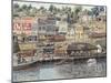 San Pedro Harbor-Stanton Manolakas-Mounted Giclee Print