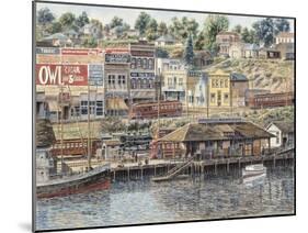 San Pedro Harbor-Stanton Manolakas-Mounted Giclee Print