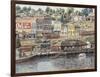 San Pedro Harbor-Stanton Manolakas-Framed Giclee Print