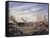 San Pedro Sunrise #2-Stanton Manolakas-Framed Stretched Canvas