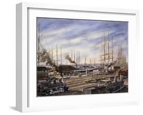 San Pedro Sunrise #2-Stanton Manolakas-Framed Giclee Print